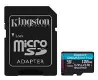 Kingston 128GB microSDXC Canvas Go! Plus Gen4 200MB/s A2 U3 V30 - 1333694 - zdjęcie 1
